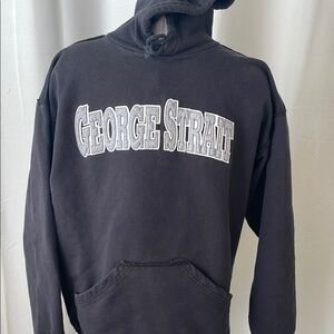 GEORGE STRAIT | black hoodie sz M